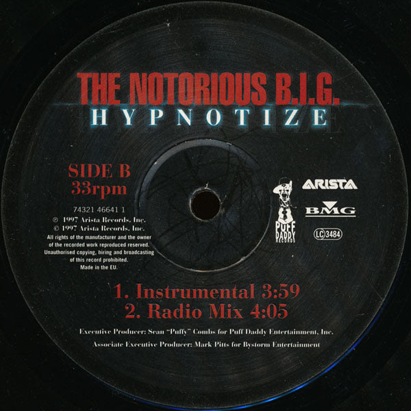 Notorious B.I.G. – Hypnotize 12" vinyl record, image 5 of 6