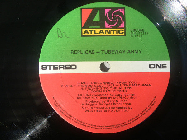 Tubeway Army – Replicas LP vinyl record, image 5 of 6