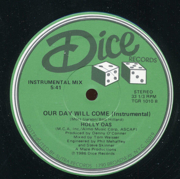 Holly Oas – Our Day Will Come 12" vinyl record, image 3 of 4