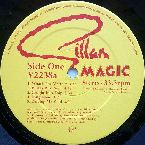 Gillan – Magic LP vinyl record, image 4 of 7