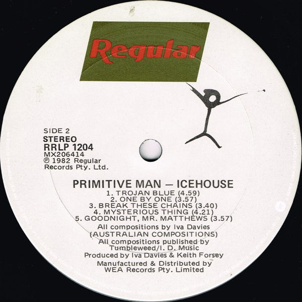 Icehouse – Primitive Man LP vinyl record, image 4 of 6