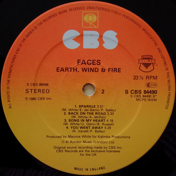 Earth, Wind & Fire – Faces (2xLP) LP vinyl record, image 6 of 10
