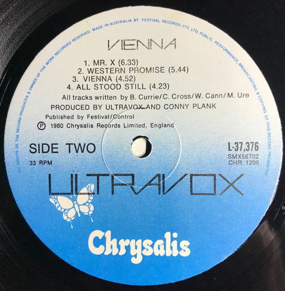 Ultravox – Vienna LP vinyl record, image 4 of 7