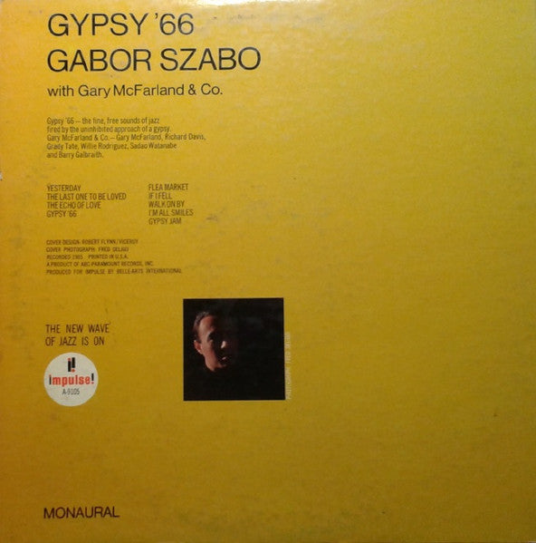 Gabor Szabo, Gary McFarland & Co. – Gypsy '66 LP vinyl record, image 2 of 6