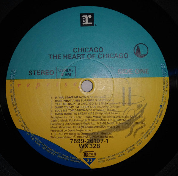 Chicago – The Heart Of... LP vinyl record, image 3 of 5