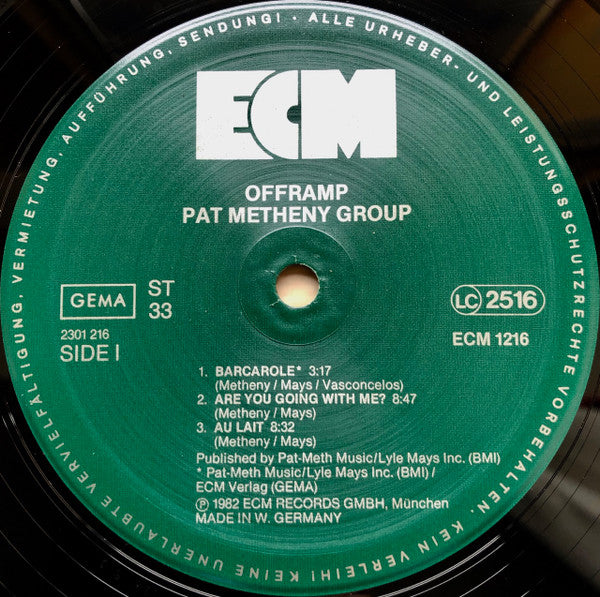Pat Metheny Group – Offramp LP vinyl record, image 3 of 8