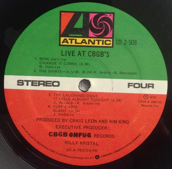 Various – Live At CBGB's - The Home Of Underground Rock (2xLP) LP vinyl record, image 8 of 10