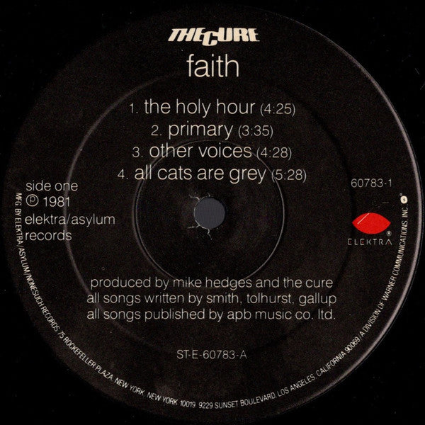The Cure – Faith LP vinyl record, image 3 of 4