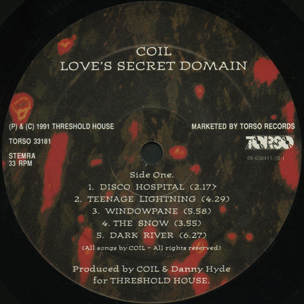 Coil – Love's Secret Domain LP vinyl record, image 5 of 6
