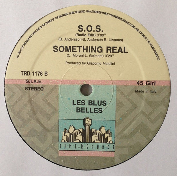 Les Blue Belles – S.O.S. 12" vinyl record, image 4 of 4