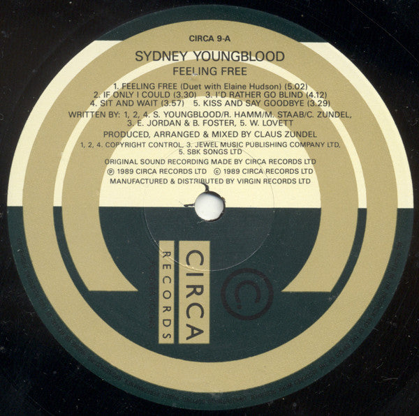 Sydney Youngblood – Feeling Free LP vinyl record, image 7 of 7