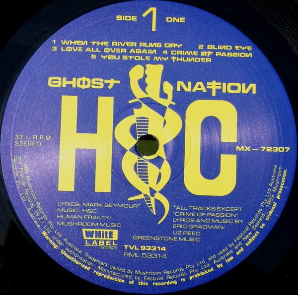 Hunters & Collectors – Ghost Nation LP vinyl record, image 3 of 6