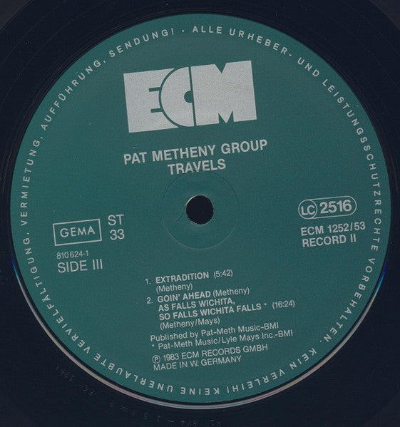 Pat Metheny Group – Travels (2xLP) LP vinyl record, image 7 of 8