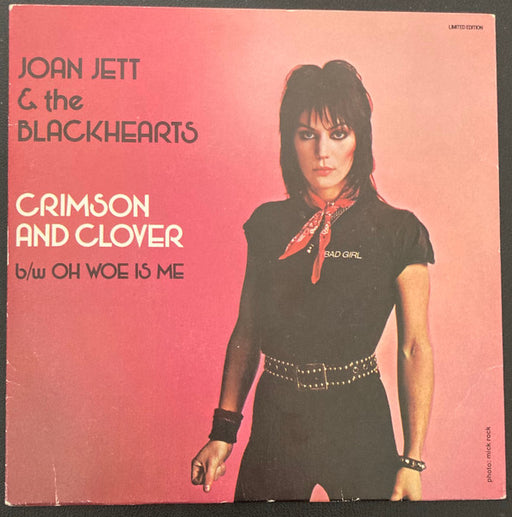 Joan Jett & The Blackhearts – Crimson And Clover 7" vinyl record, image 1 of 4