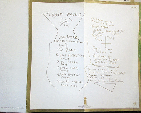 Bob Dylan – Planet Waves LP vinyl record, image 6 of 6