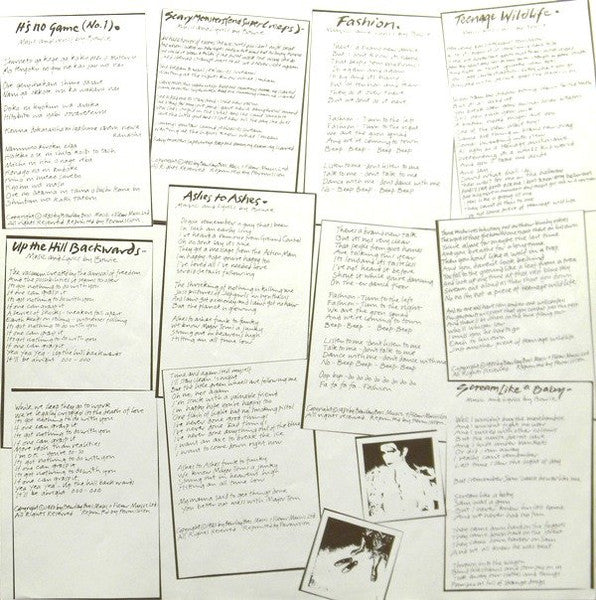 David Bowie – Scary Monsters LP vinyl record, image 5 of 6
