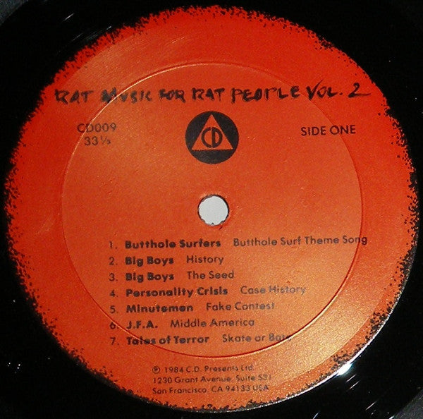 Various – Rat Music For Rat People Vol. 2 LP vinyl record, image 3 of 8