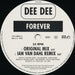 Dee Dee – Forever 12" vinyl record, image 4 of 4