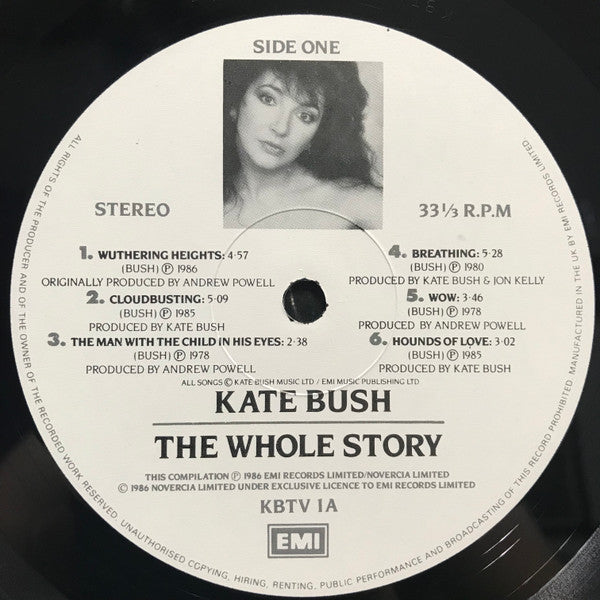 Kate Bush – The Whole Story LP vinyl record, image 5 of 10