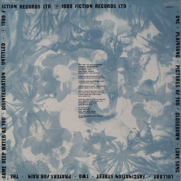 The Cure – Disintegration LP vinyl record, image 6 of 6