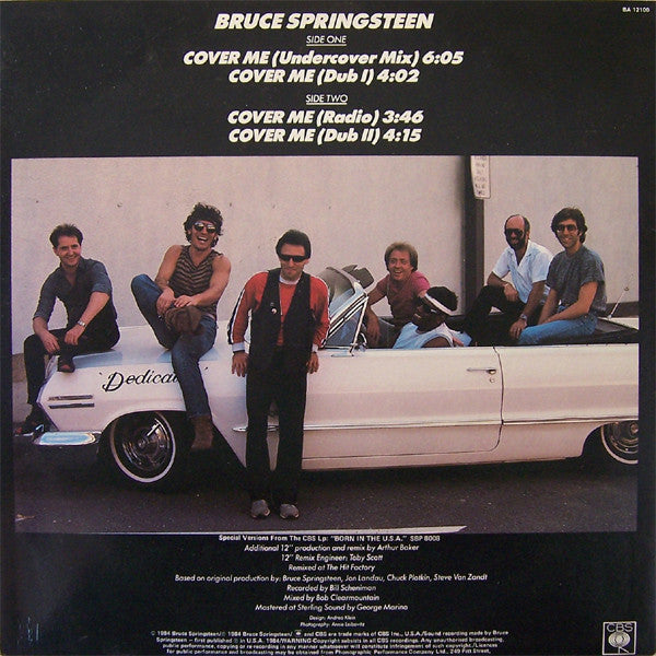 Bruce Springsteen – Cover Me 12" vinyl record, image 2 of 4