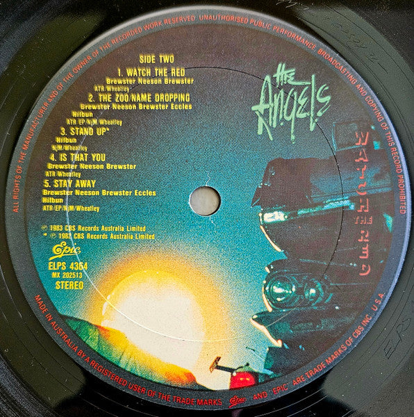 The Angels – Watch The Red LP vinyl record, image 6 of 8