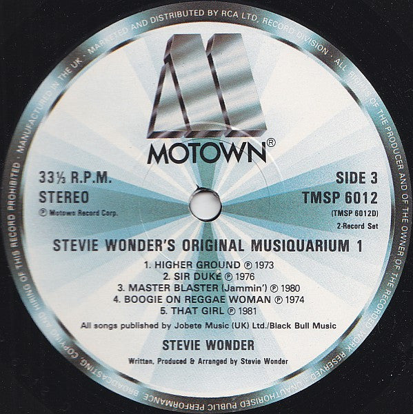 Stevie Wonder – Stevie Wonder's Original Musiquarium I (2xLP) LP vinyl record, image 7 of 8