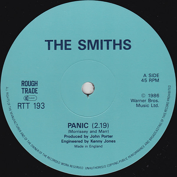 The Smiths – Panic 12" vinyl record, image 3 of 7
