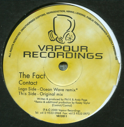 The Fact – Contact 12" vinyl record