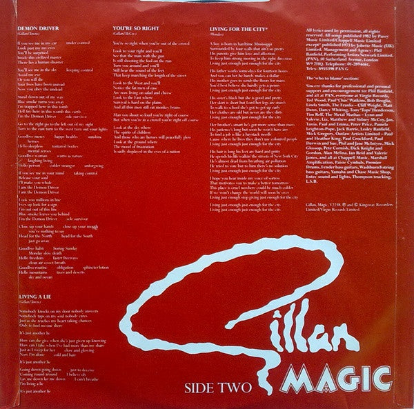 Gillan – Magic LP vinyl record, image 7 of 7