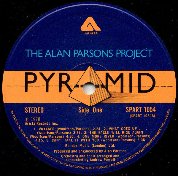The Alan Parsons Project – Pyramid LP vinyl record, image 5 of 7