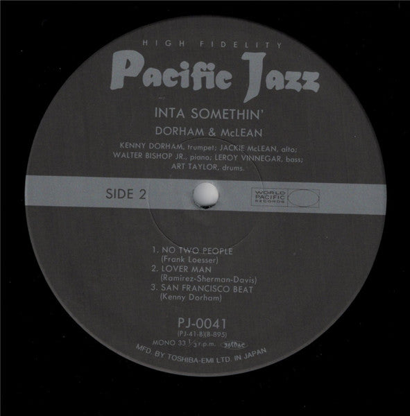 Kenny Dorham, Jackie McLean – Inta Somethin' LP vinyl record, image 7 of 7