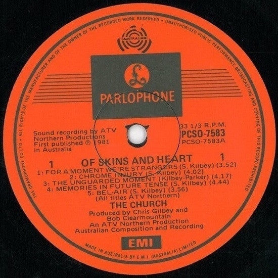 The Church – Of Skins And Heart LP vinyl record, image 3 of 6