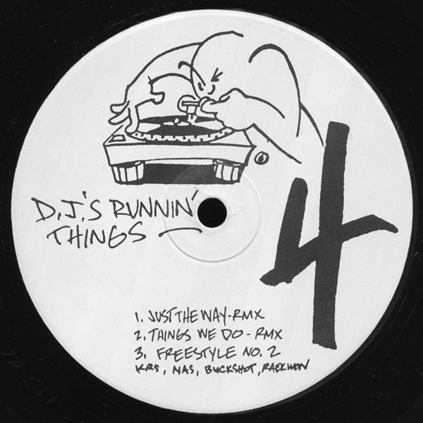 Various – DJ's Runnin' Things 4 12" vinyl record, image 1 of 2