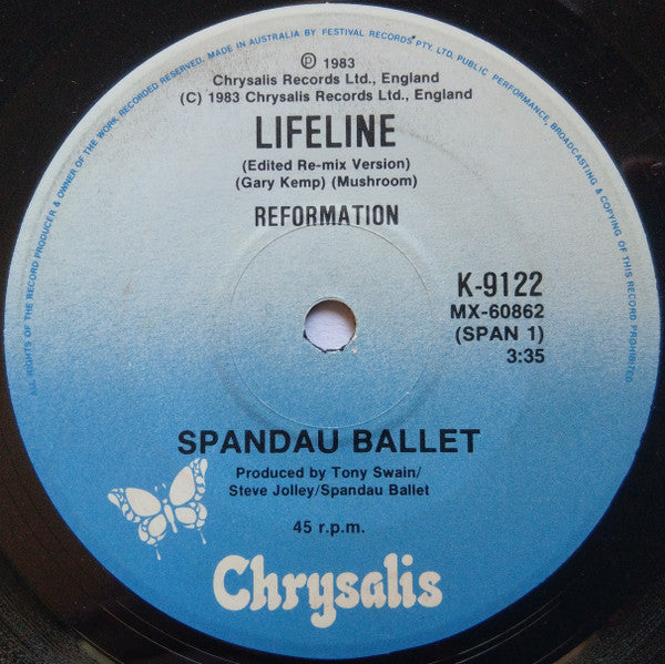 Spandau Ballet – True 7" vinyl record, image 2 of 3