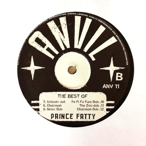 Prince Fatty – The Best Of Prince Fatty LP vinyl record, image 4 of 4