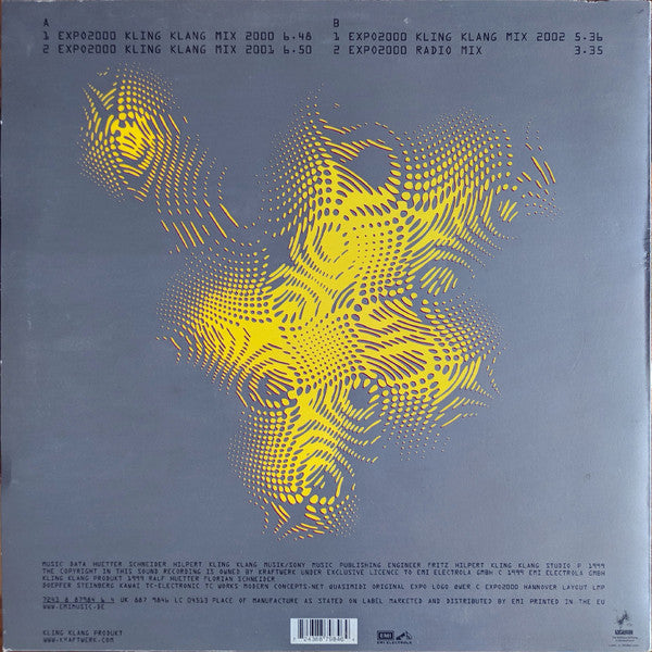 Kraftwerk – Expo2000 12" vinyl record, image 2 of 6
