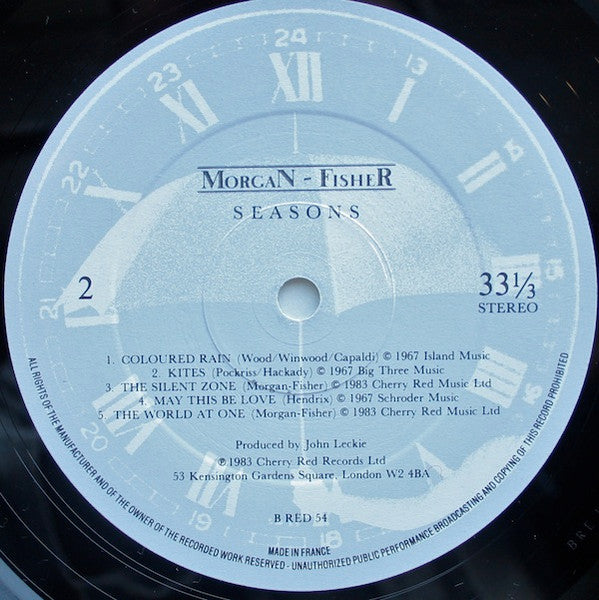Morgan Fisher – Seasons LP vinyl record, image 4 of 5