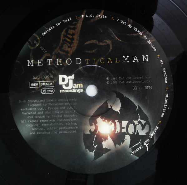 Method Man – Tical LP vinyl record, image 3 of 6