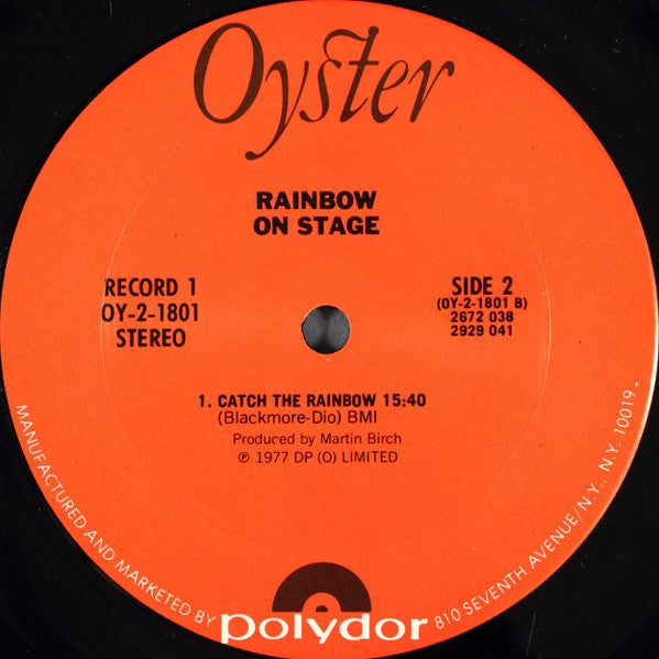 Rainbow – On Stage (2xLP) LP vinyl record, image 4 of 7