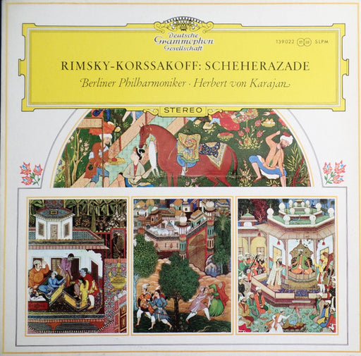 Nikolai Rimsky-Korsakov, Berliner Philharmoniker, Herbert von Karajan – Scheherazade LP vinyl record, image 1 of 3