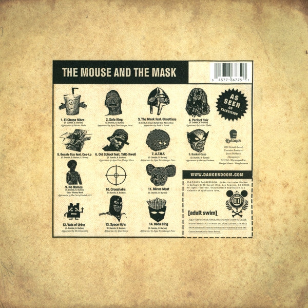Danger Doom – The Mouse And The Mask LP vinyl record, image 4 of 8