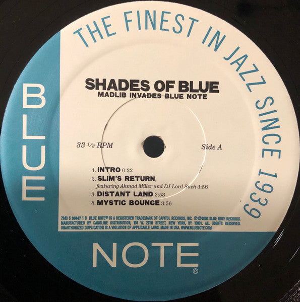 Madlib – Shades Of Blue (2xLP) LP vinyl record, image 3 of 6
