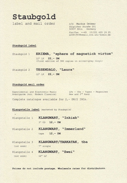 Tesendalo – Laura LP vinyl record, image 7 of 7