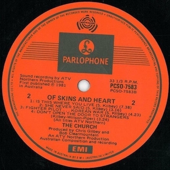 The Church – Of Skins And Heart LP vinyl record, image 4 of 6