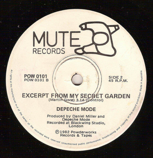 Depeche Mode – Leave In Silence 7" vinyl record, image 4 of 4
