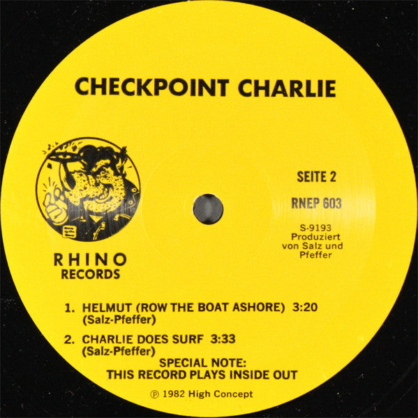 Checkpoint Charlie – Checkpoint Charlie 12" vinyl record, image 4 of 4