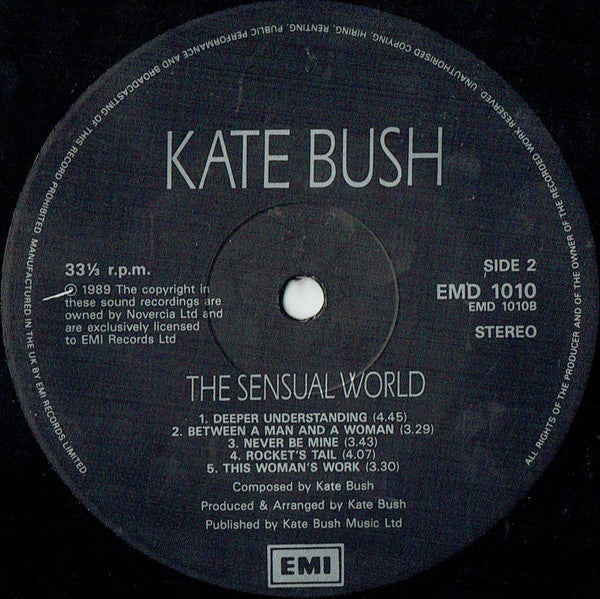 Kate Bush – The Sensual World LP vinyl record, image 4 of 6