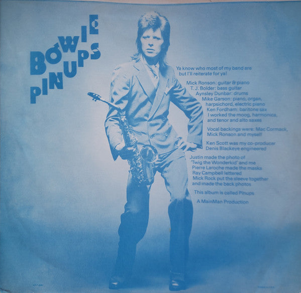 David Bowie – Pinups LP vinyl record, image 5 of 6