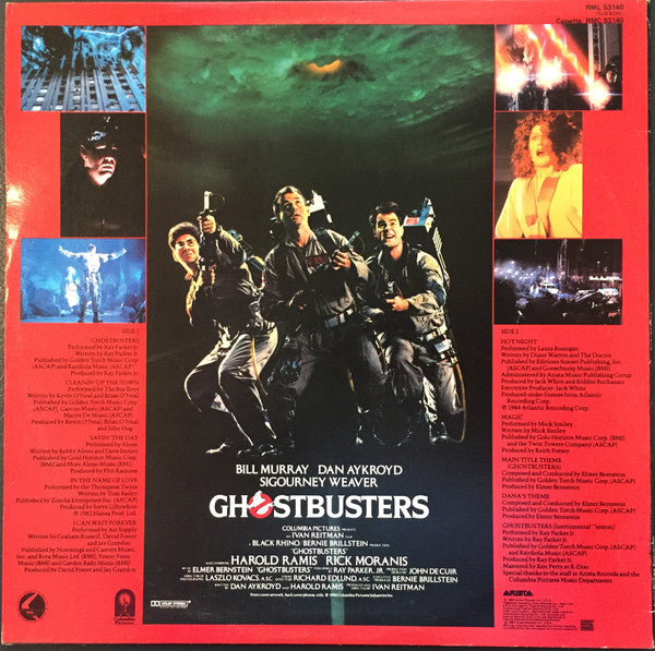 Various – Ghostbusters (Original Soundtrack Album) LP vinyl record, image 2 of 4